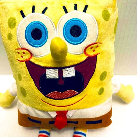 Original SpongeBob SquarePants 10” inch Plush Squeezable Toy. - Picture 2 of 7